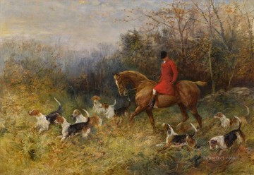 Classical Painting - The Draw Heywood Hardy hunting